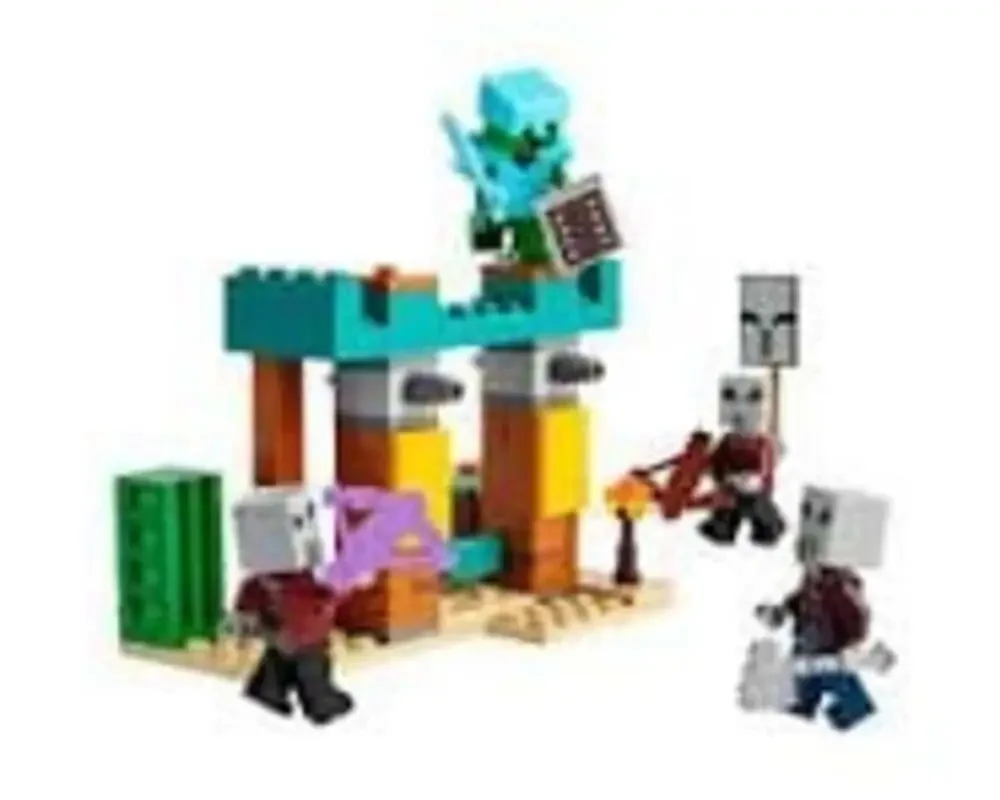 LEGO Minecraft The Illager Desert Patrol 21267 Building Toy Set (105 Pieces)